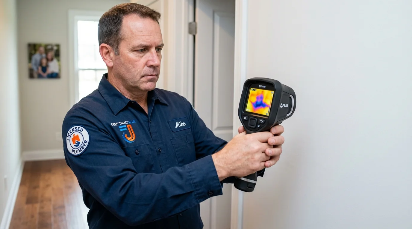 Thermal imaging leak detection by Johns Plumbing LLC in Richfield Springs